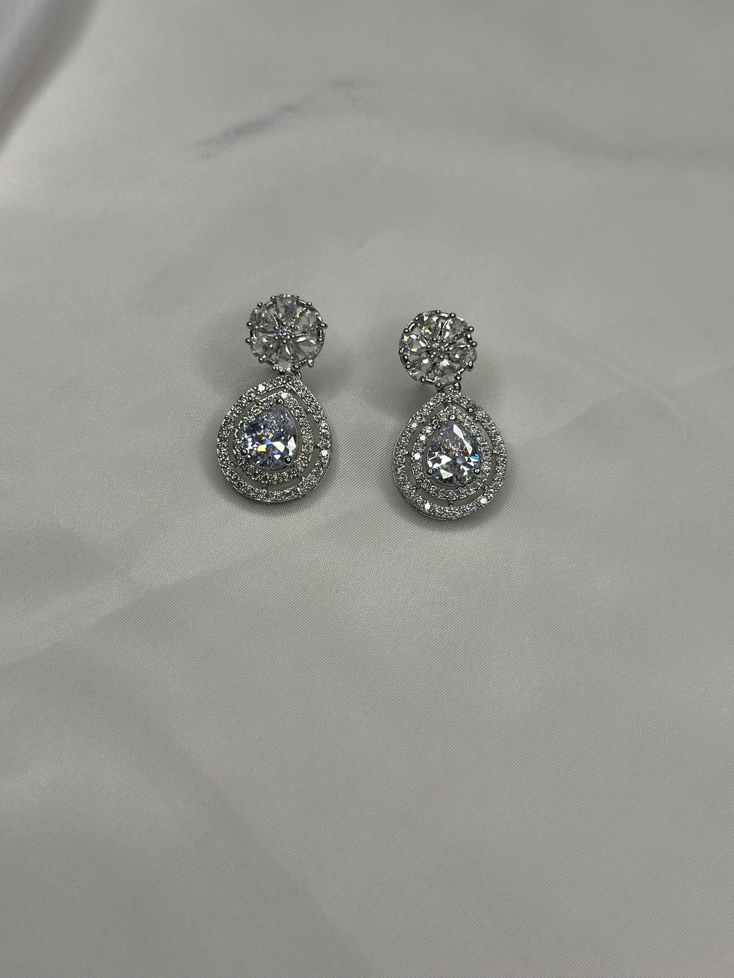 Diamond Floral Fantasy American Diamond Set