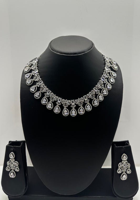 Majestic Mirage AD Jewellery Set
