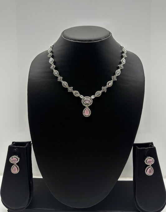 Emerald Radiance American Diamond Set