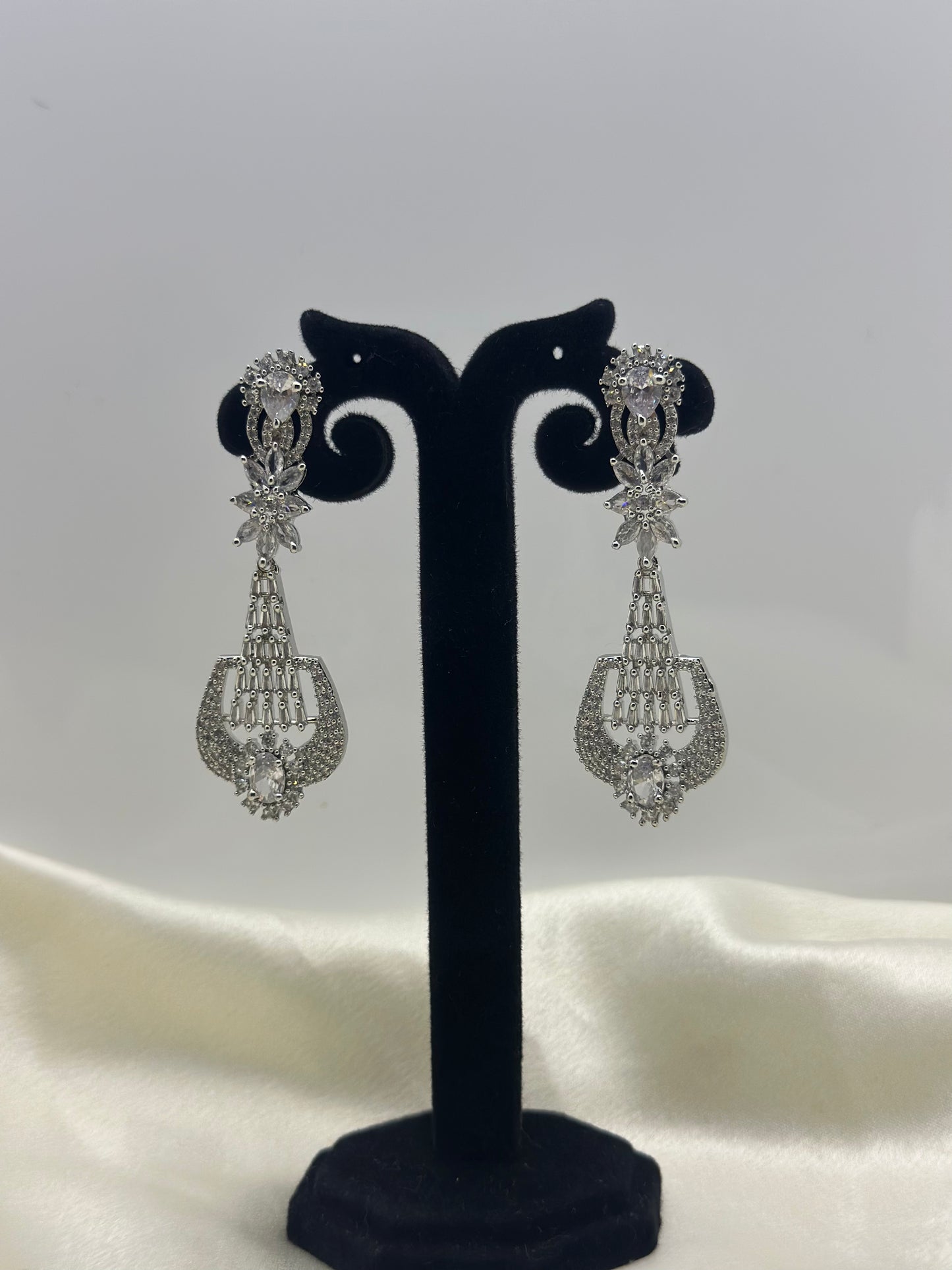 Regalia Drop American Diamond Earring