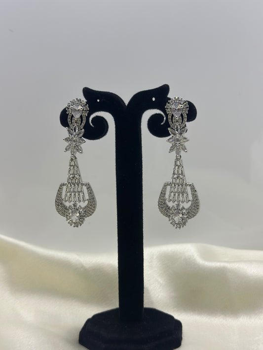Regalia Drop American Diamond Earring