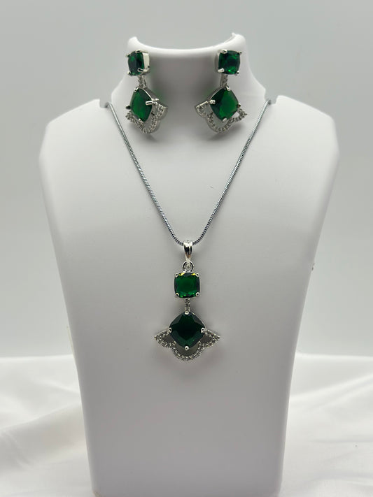 Emerelle Grace American diamond Pendant Set