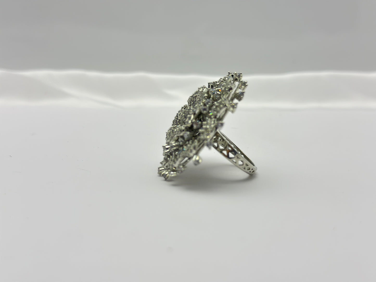 Royal Bloom American Diamond Ring