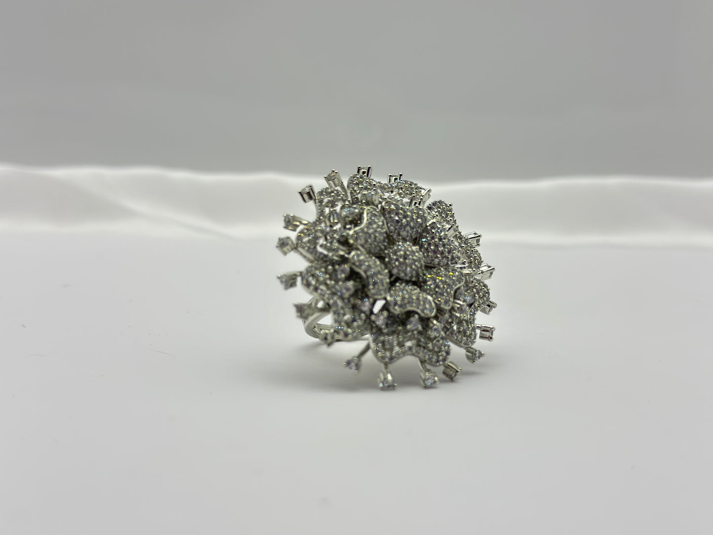 Royal Bloom American Diamond Ring