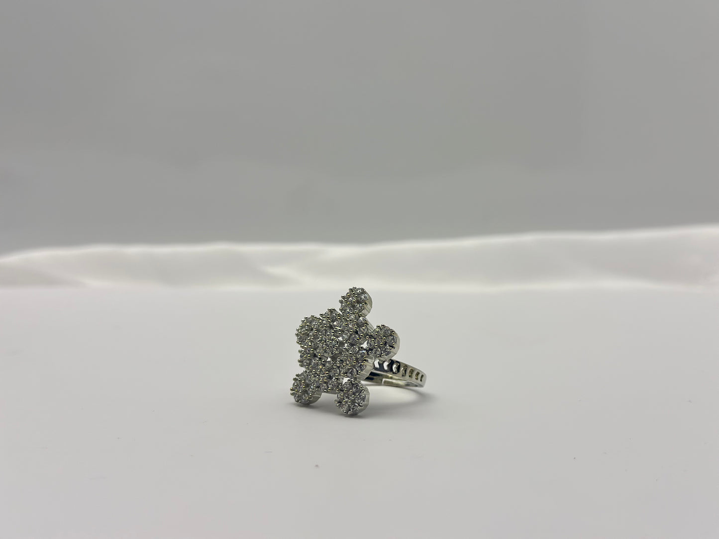 Diamond Cluster American diamond Ring