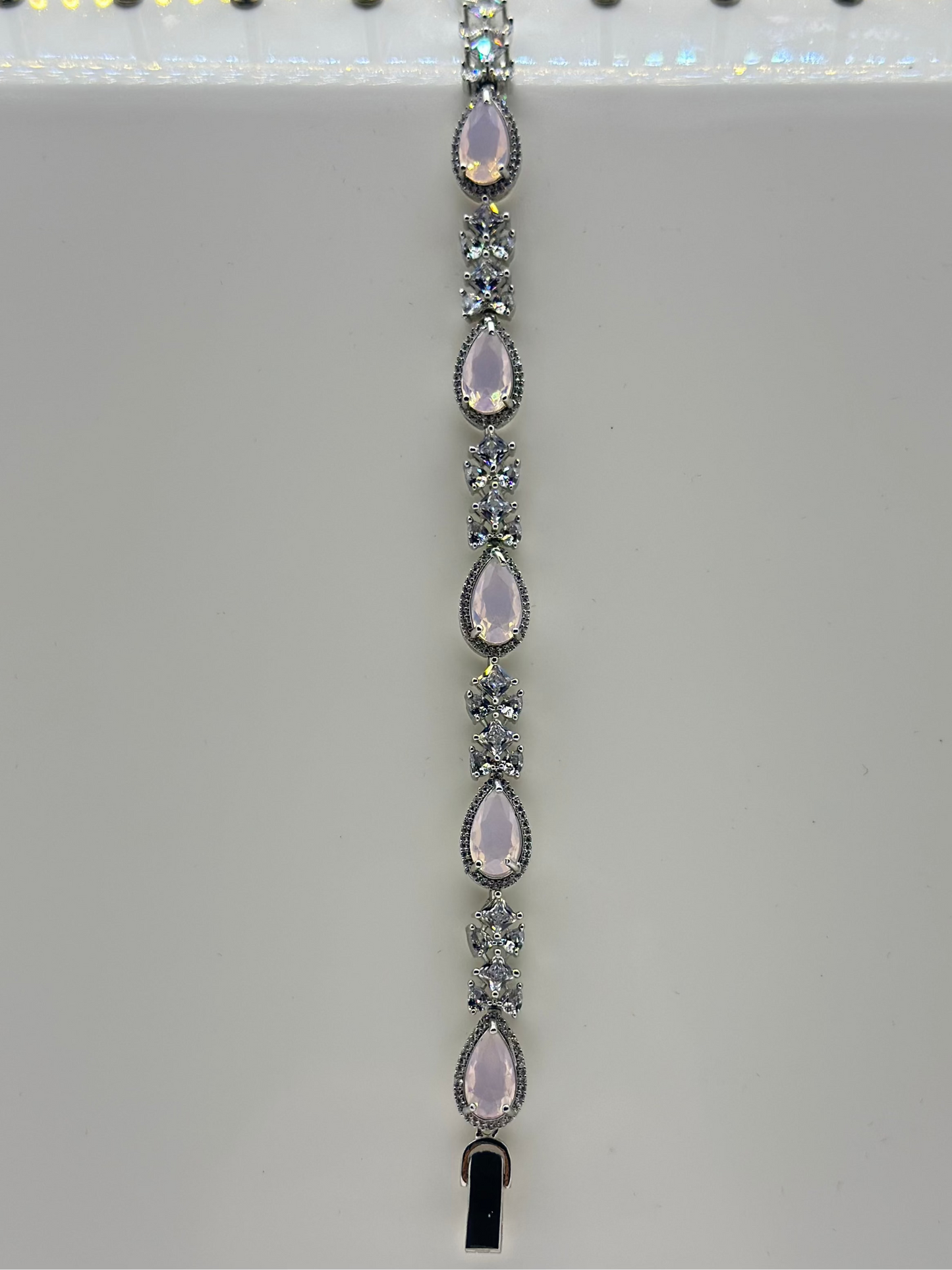 Crystal and Opal American diamond Bracelet.