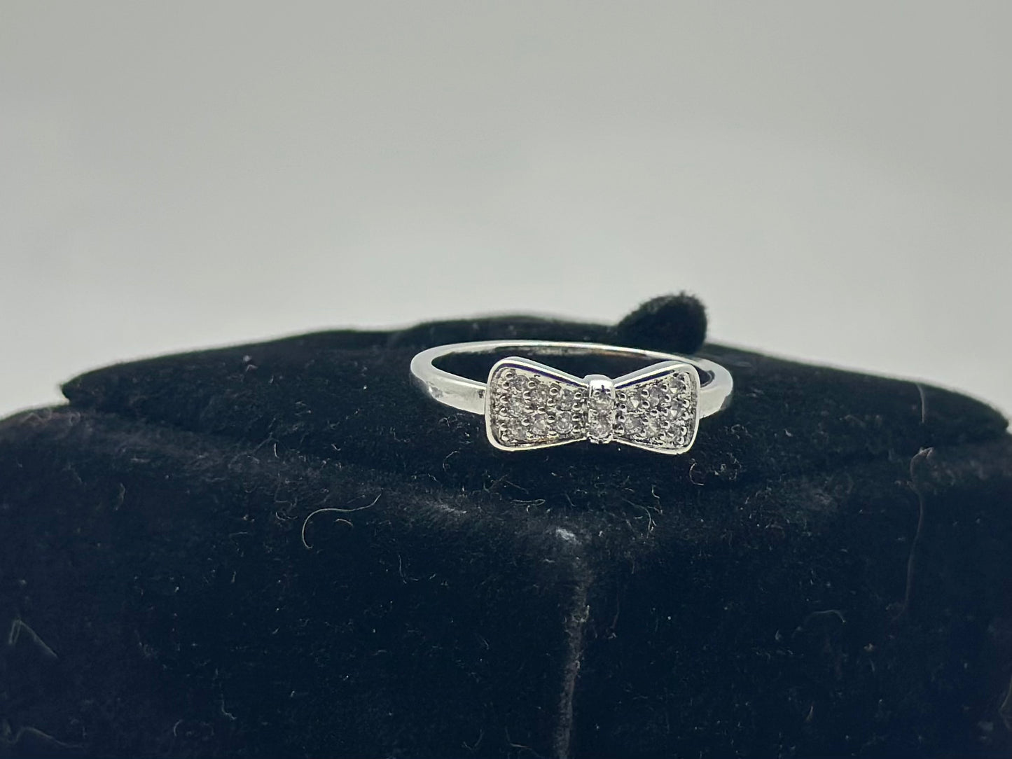 Diamond Bow Bangle and Ring American diamond Set