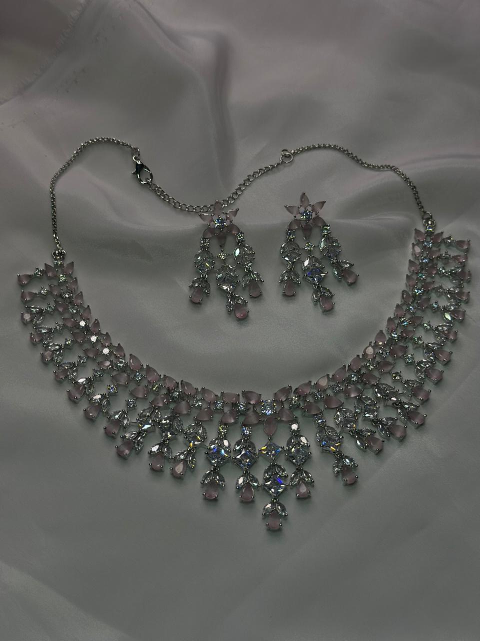 Blossom Cascade Luxe AD Diamond Set