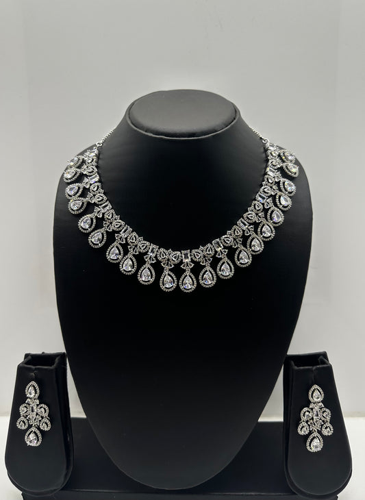 Majestic Mirage AD Jewellery Set
