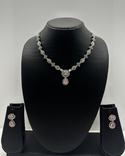Emerald Radiance American Diamond Set