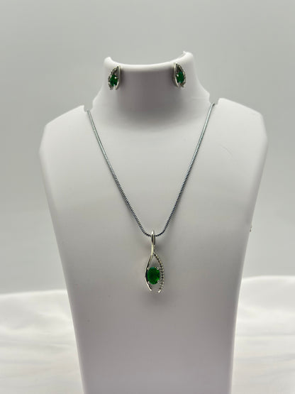 Emerelle Grace American diamond Pendant Set
