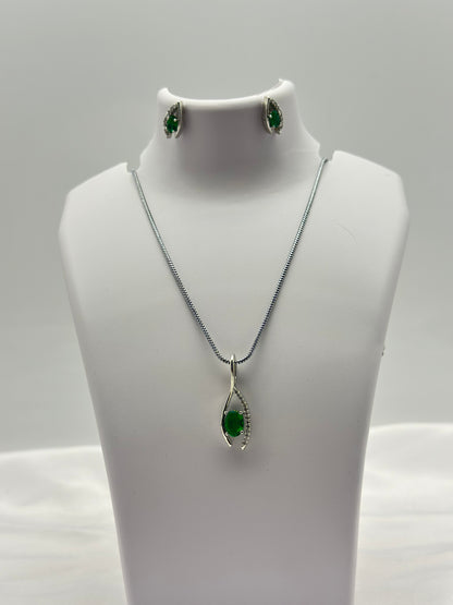 Emerelle Grace American diamond Pendant Set