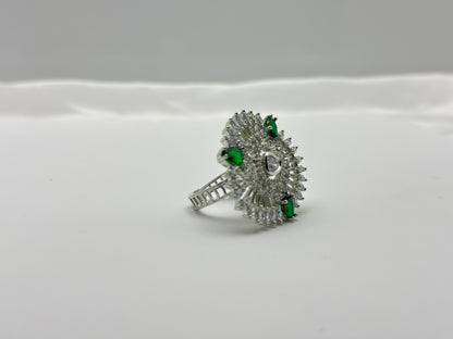 Clara Green Radiance  Ring