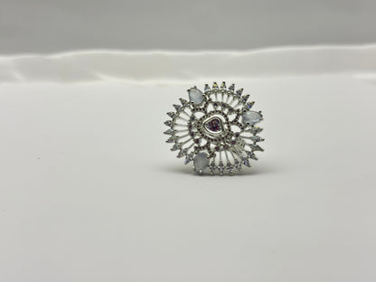 Celestial Grace American Diamond Ring