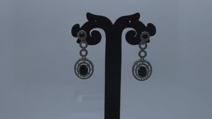 Onyx Elegance – Black Stone Necklace & Earring Set