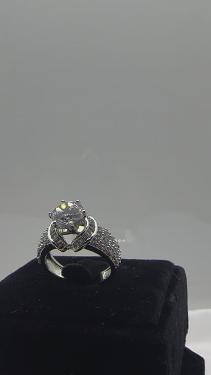 Eternal Spark American Diamond Engagement Ring