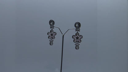 Blush Bloom AD Necklace & Earring Set
