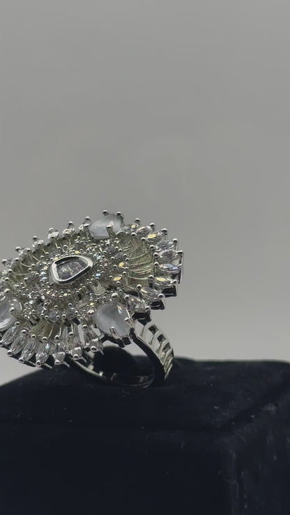 Celestial Grace American Diamond Ring