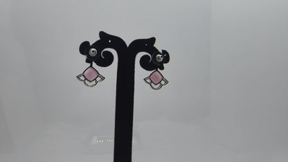 Rosetta Blush American diamond Pendant Set