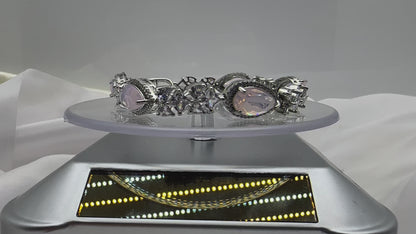 Crystal and Opal American diamond Bracelet.