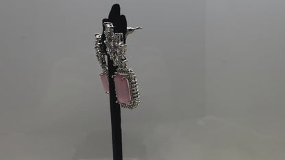 Rose  Drop American diamond Earring